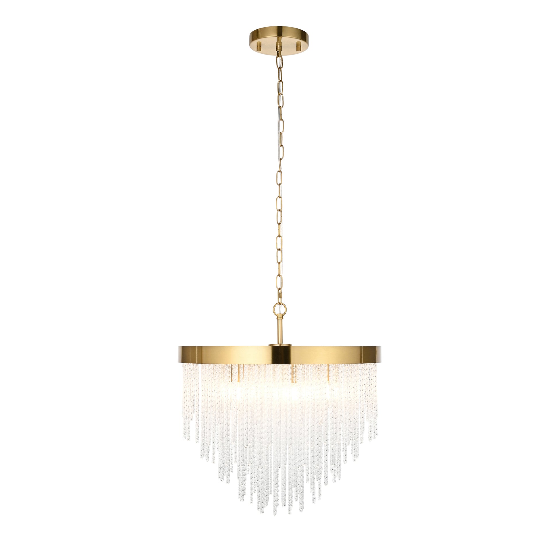Anistoria 5 Pendant Light Brushed Aged Brass – Brass