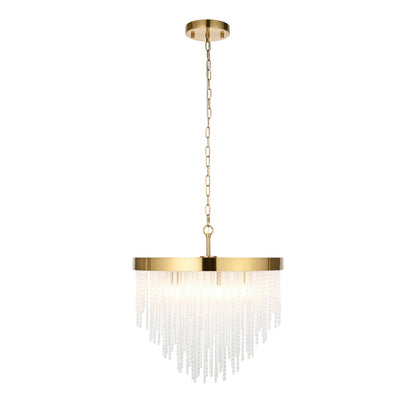 Anistoria 5 Pendant Light Brushed Aged Brass – Brass