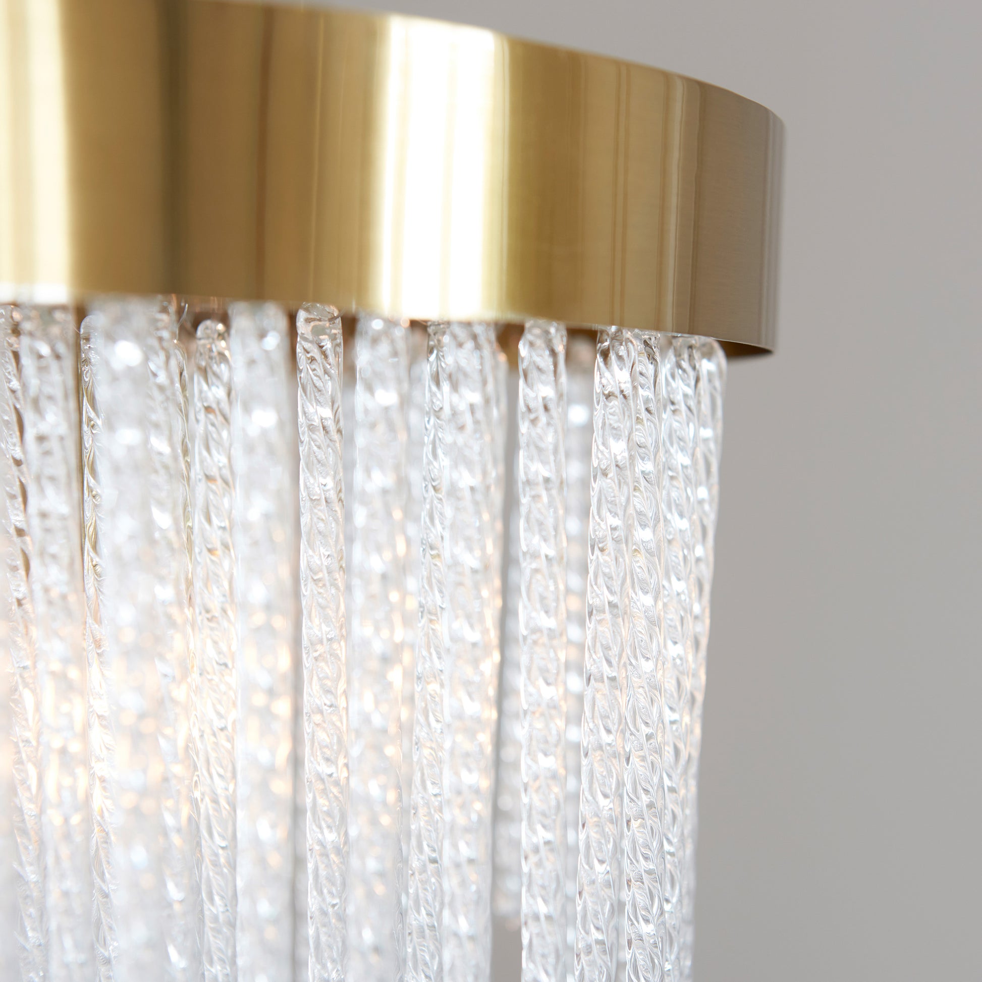Anistoria 5 Pendant Light Brushed Aged Brass – Brass