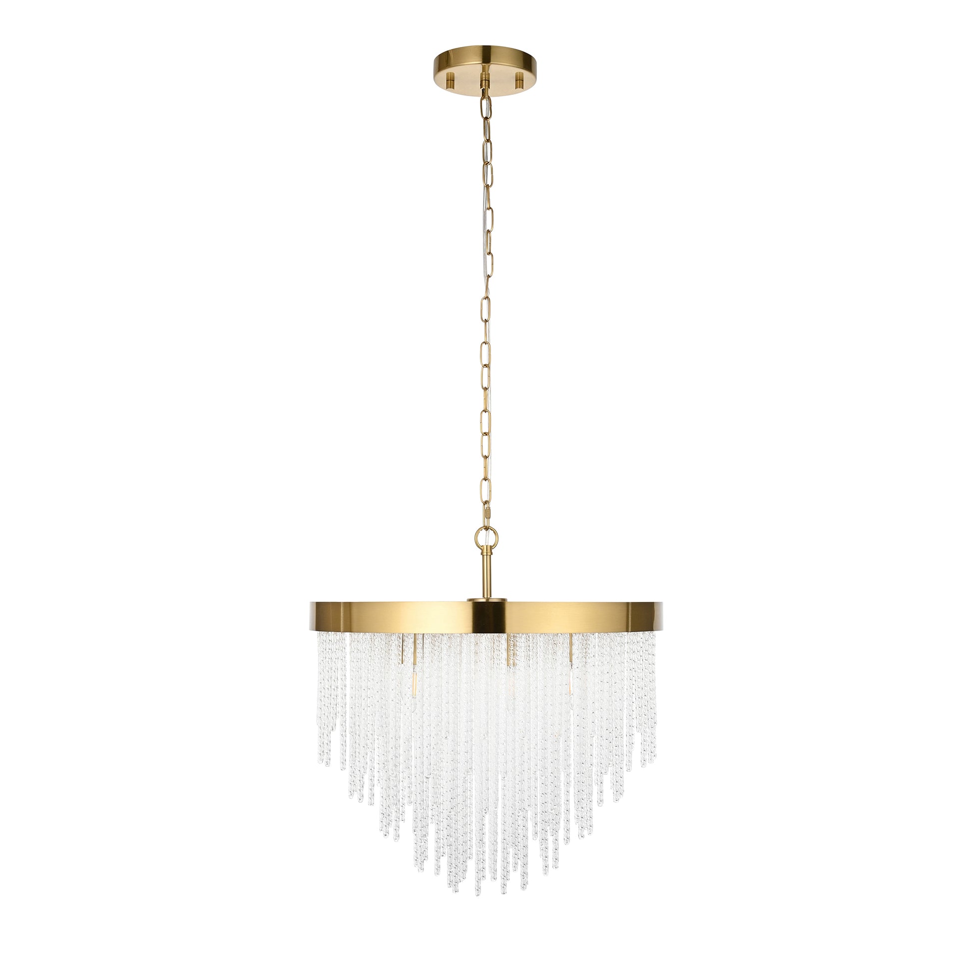 Anistoria 5 Pendant Light Brushed Aged Brass – Brass