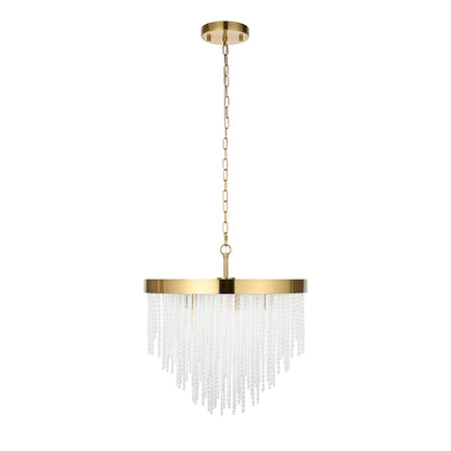 Anistoria 5 Pendant Light Brushed Aged Brass – Brass