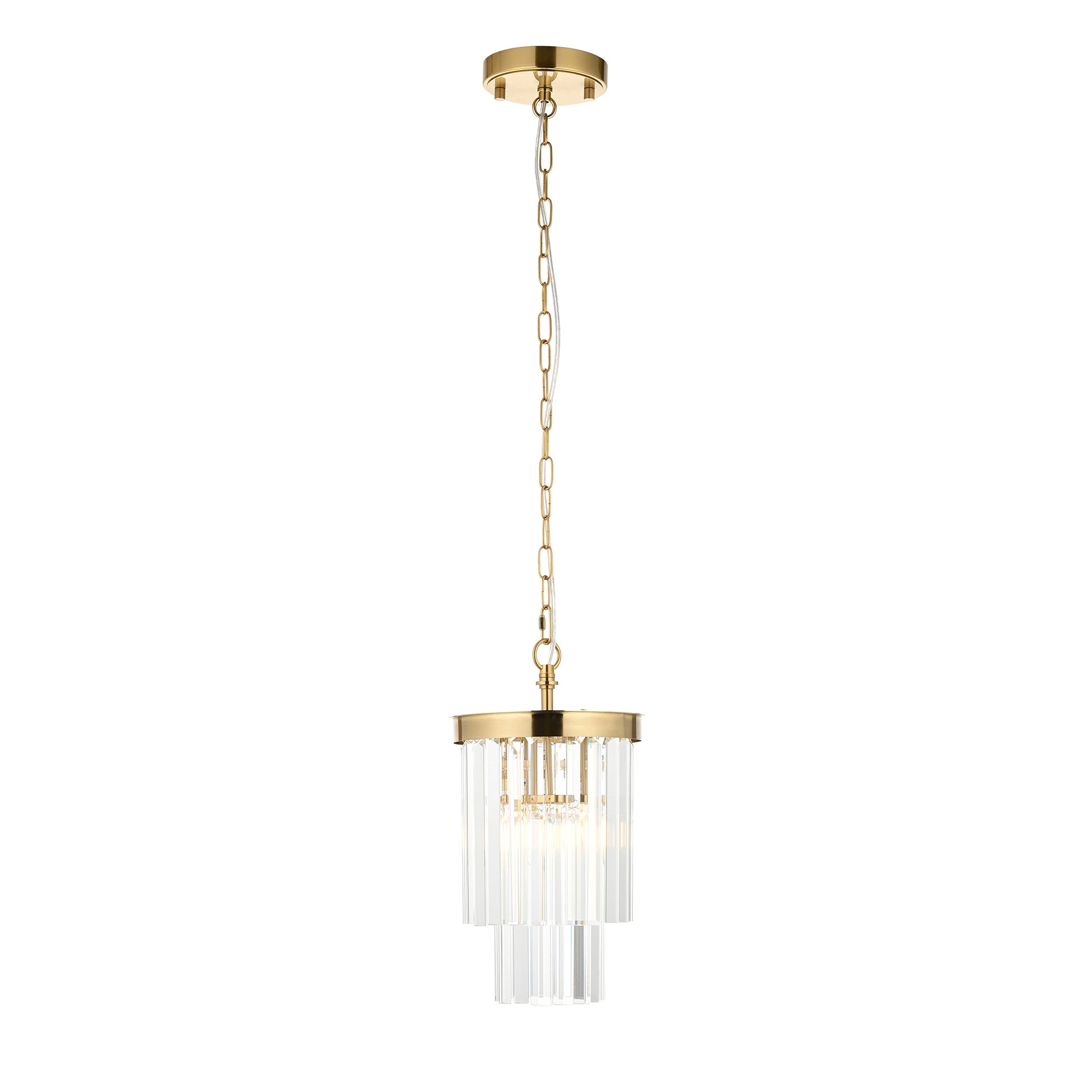 Conaston 1 Pendant Light Brushed Aged Brass – Brass