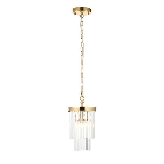 Conaston 1 Pendant Light Brushed Aged Brass – Brass