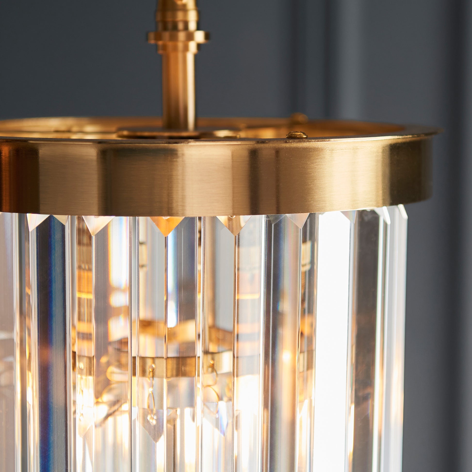 Conaston 1 Pendant Light Brushed Aged Brass – Brass