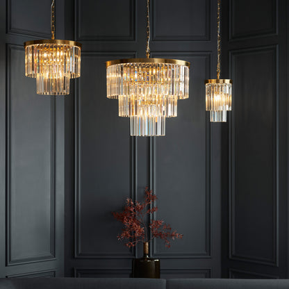 Conaston 1 Pendant Light Brushed Aged Brass – Brass