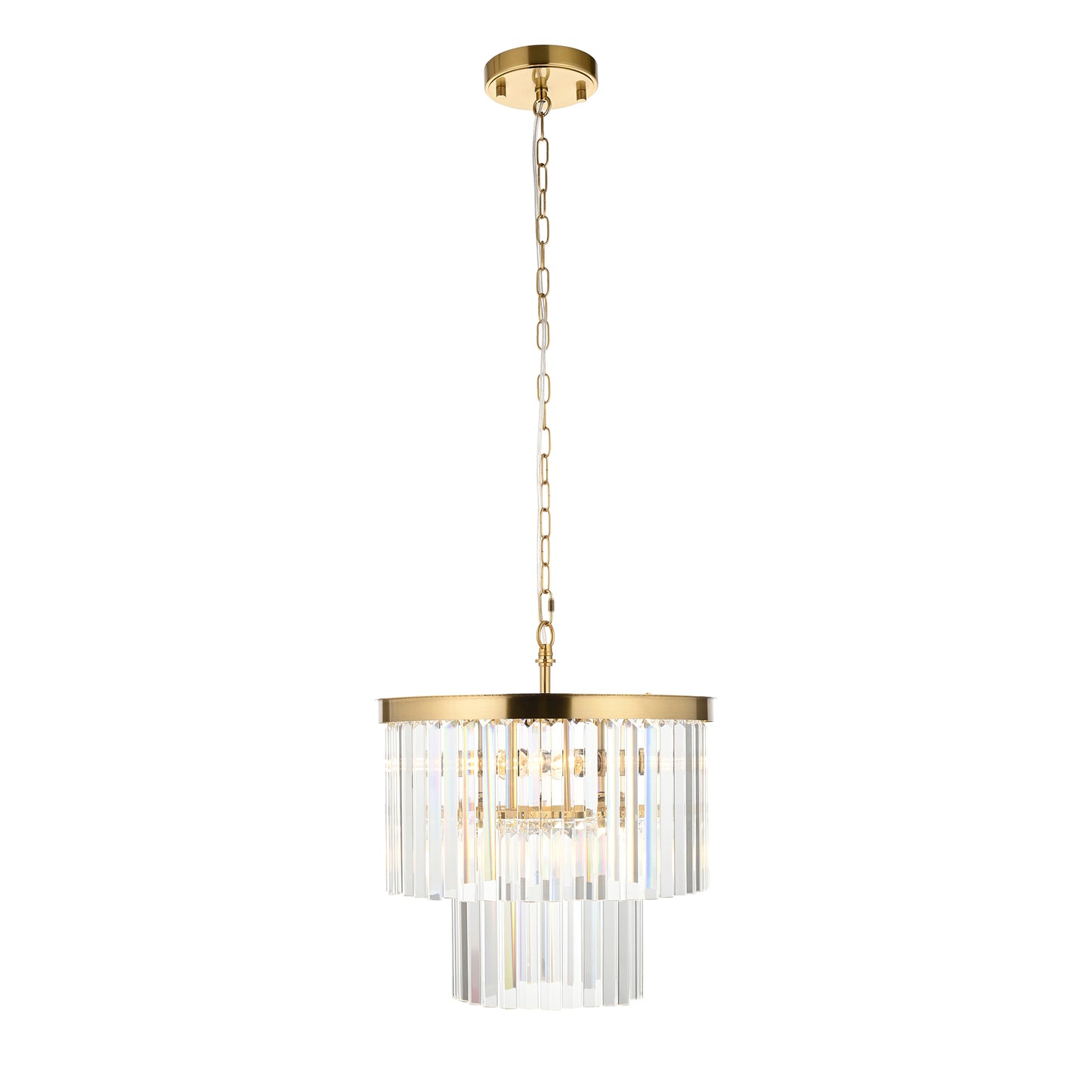 Conaston 4 Pendant Light Brushed Aged Brass – Brass