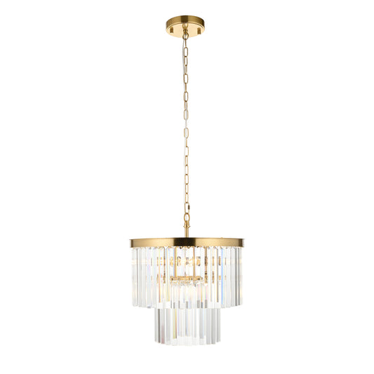 Conaston 4 Pendant Light Brushed Aged Brass – Brass