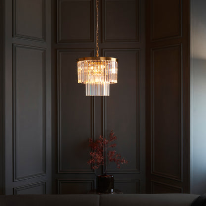 Conaston 4 Pendant Light Brushed Aged Brass – Brass