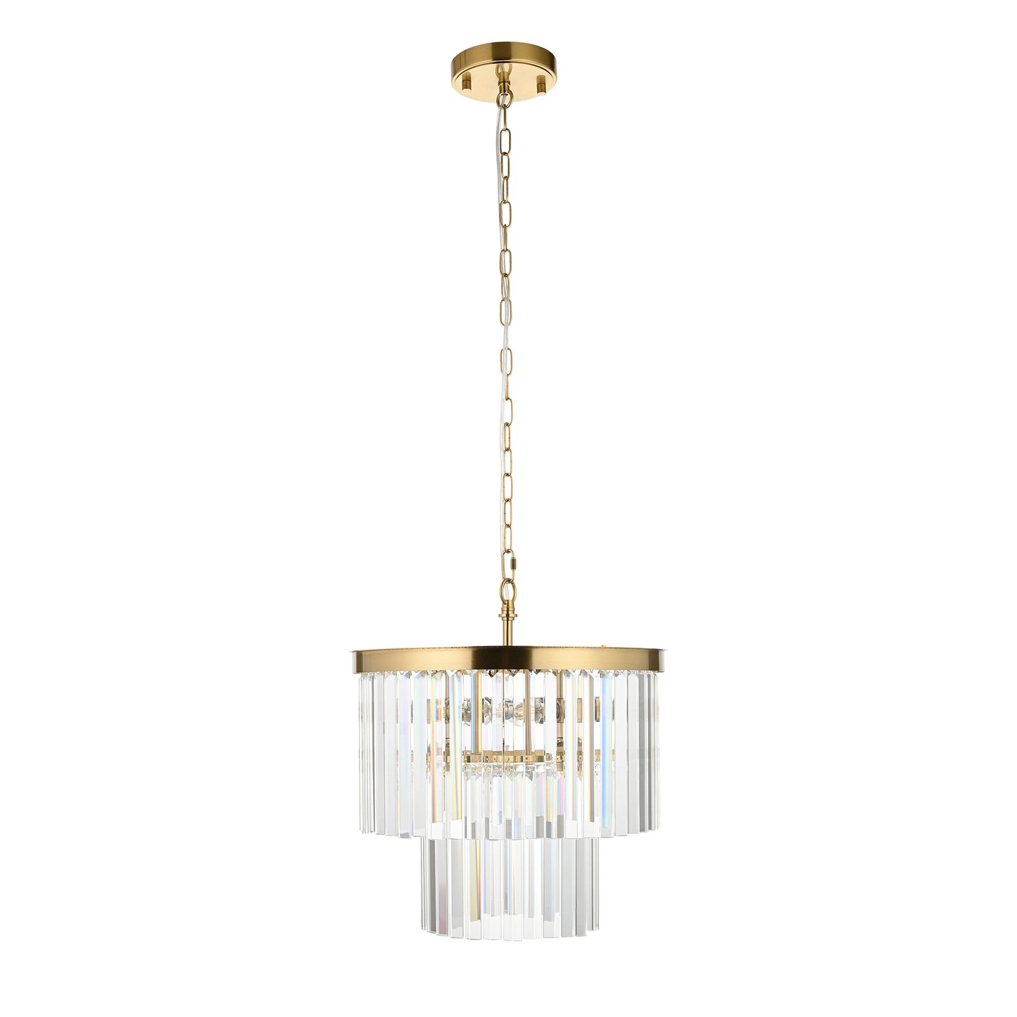 Conaston 4 Pendant Light Brushed Aged Brass – Brass