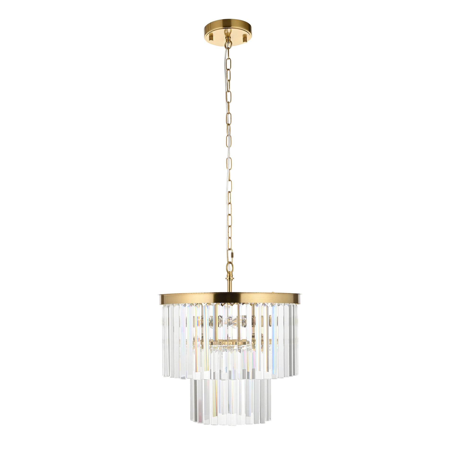 Conaston 4 Pendant Light Brushed Aged Brass – Brass