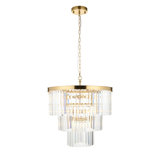 Conaston 7 Pendant Light Brushed Aged Brass – Brass