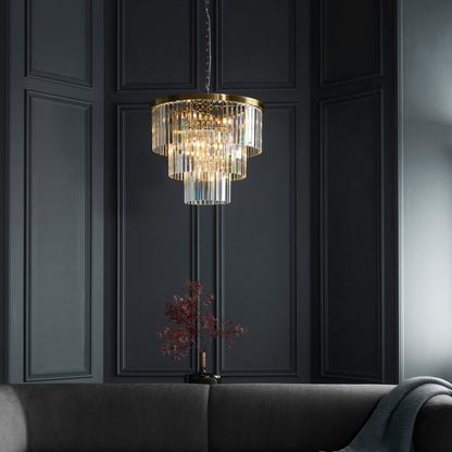 Conaston 7 Pendant Light Brushed Aged Brass – Brass