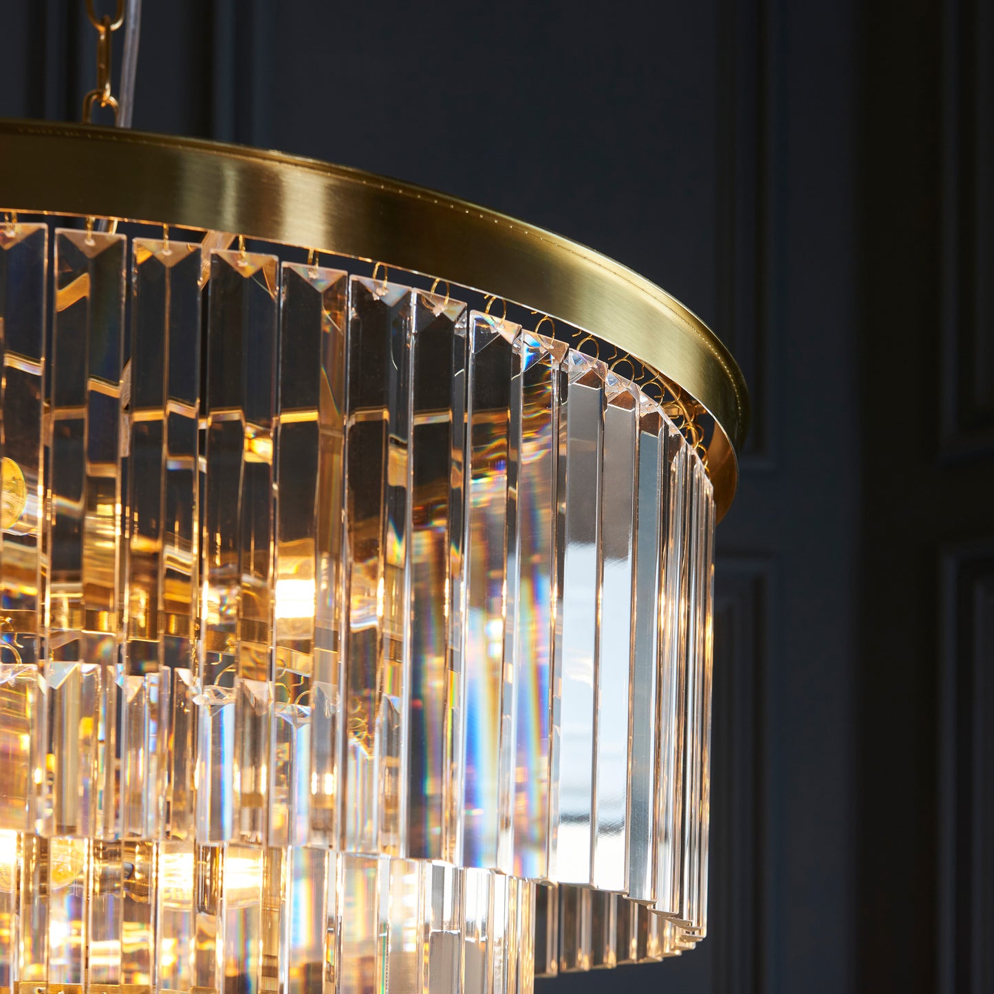 Conaston 7 Pendant Light Brushed Aged Brass – Brass