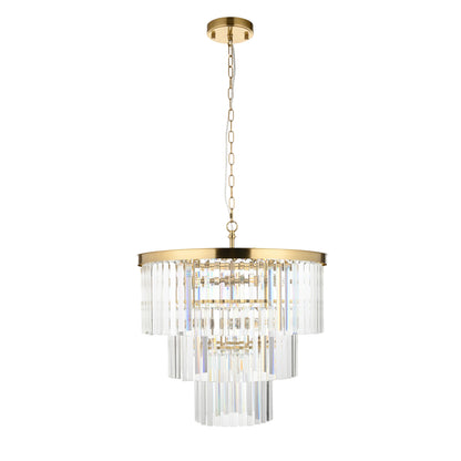 Conaston 7 Pendant Light Brushed Aged Brass – Brass