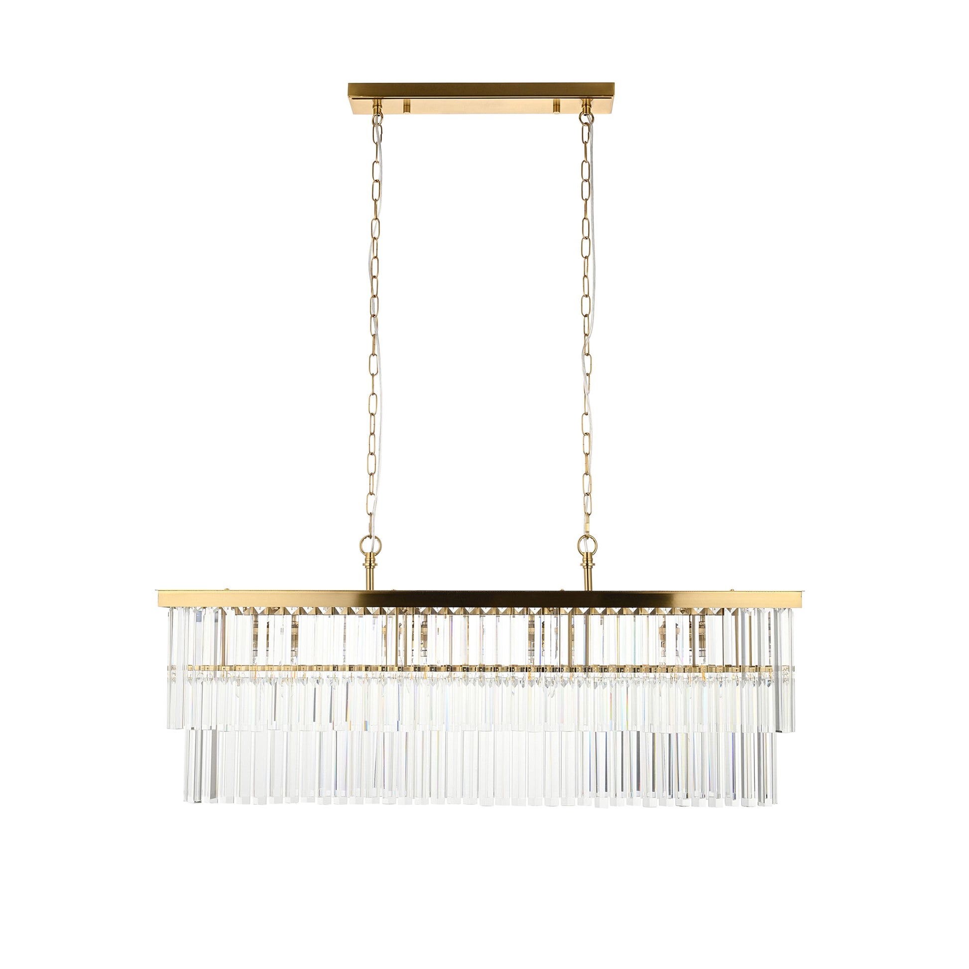 Conaston 4 Bar Pendant Light Brushed Aged Brass – Brass