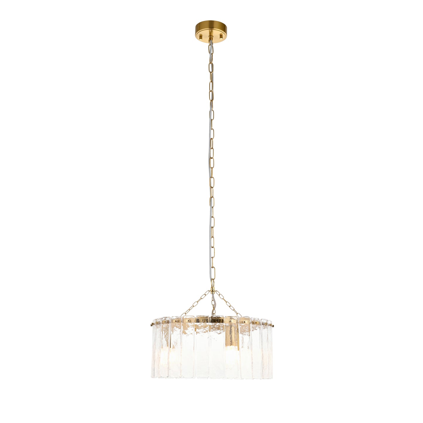 Karine 3 Pendant Light Brushed Aged Brass – Brass