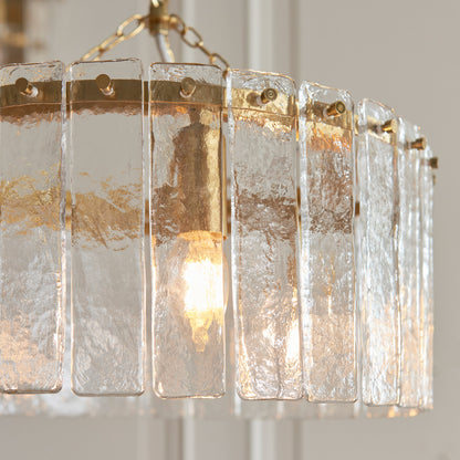 Karine 3 Pendant Light Brushed Aged Brass – Brass
