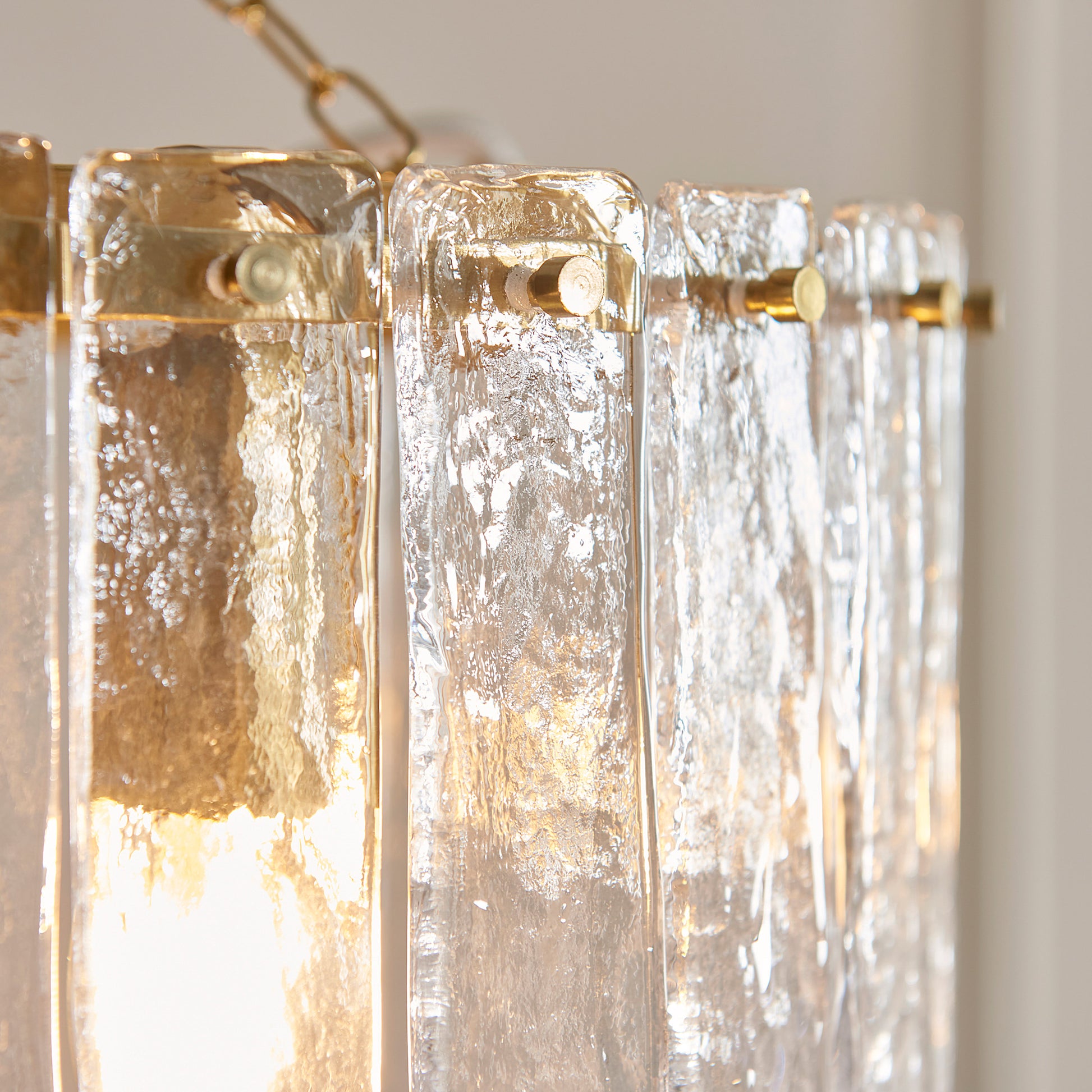 Karine 3 Pendant Light Brushed Aged Brass – Brass