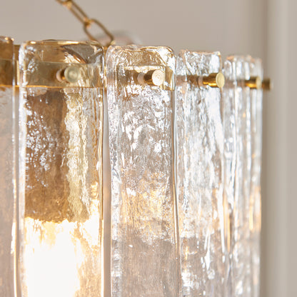 Karine 3 Pendant Light Brushed Aged Brass – Brass