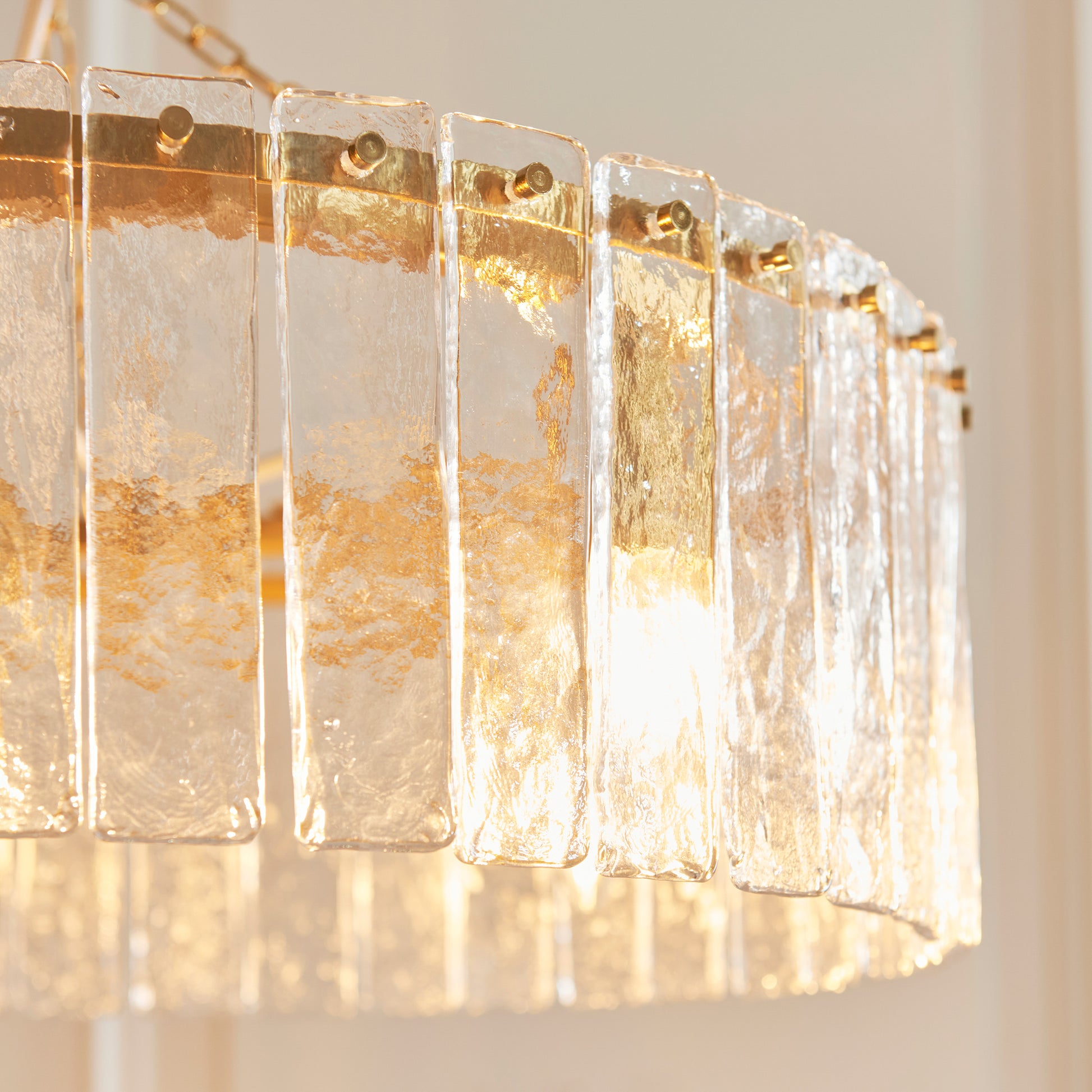 Karine 5 Pendant Light Brushed Aged Brass – Brass