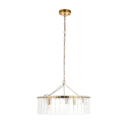 Karine 5 Pendant Light Brushed Aged Brass – Brass