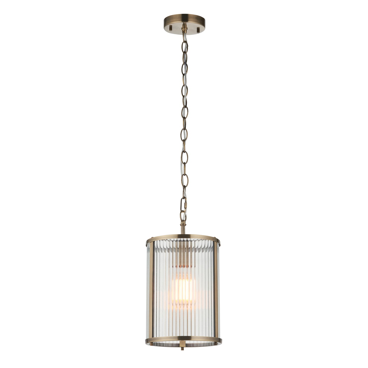 Ridgeton 1 Pendant Light Antique Brass – Brass