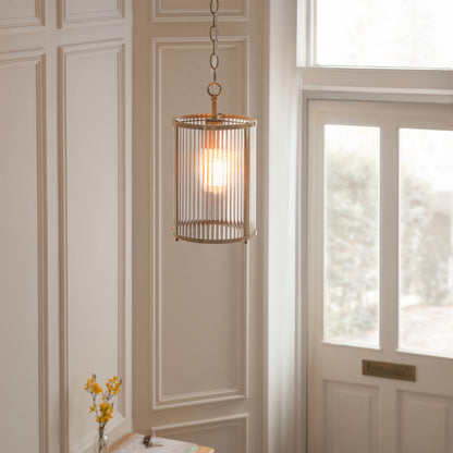 Ridgeton 1 Pendant Light Antique Brass – Brass