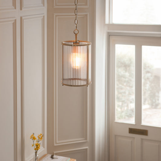 Ridgeton 1 Pendant Light Antique Brass – Brass