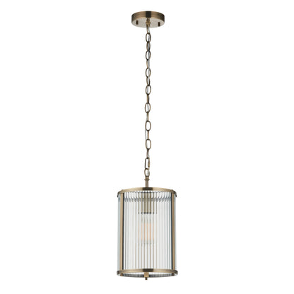 Ridgeton 1 Pendant Light Antique Brass – Brass