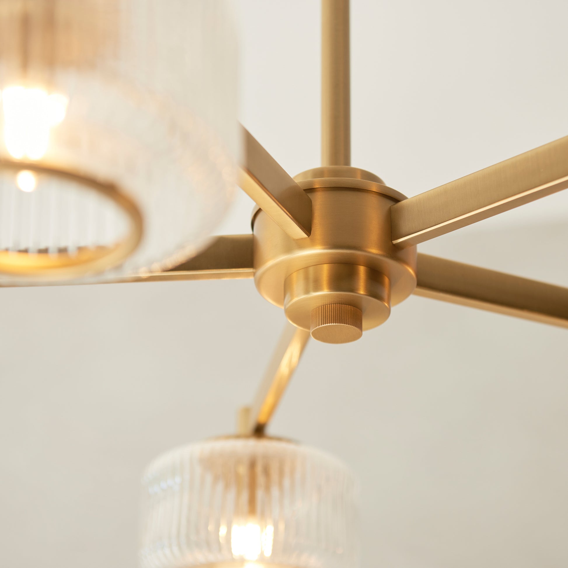Stamford 5 Pendant Light Brushed Aged Brass – Brass