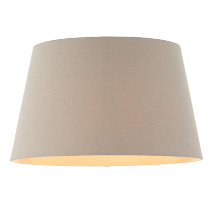 Cici Shade Grey Faux Linen 350mm – Grey