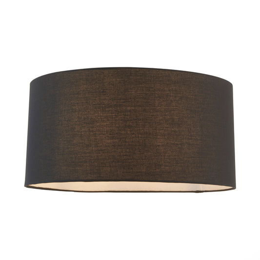 Cylinder Lamp Shade Black 500mm – Nickel