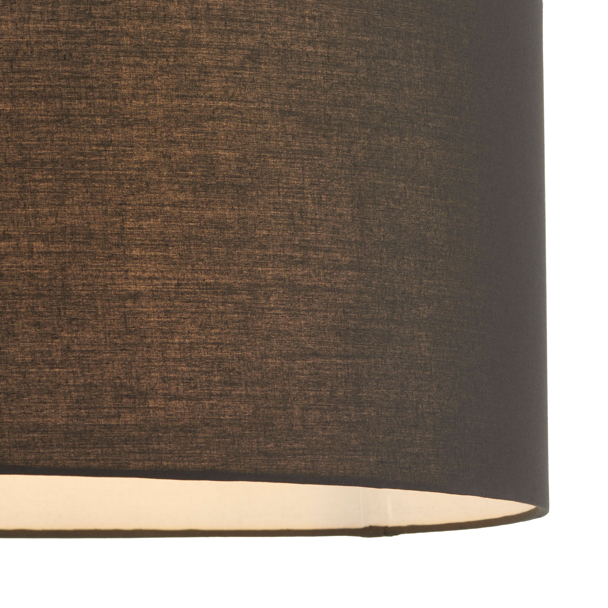 Cylinder Lamp Shade Black 500mm – Nickel