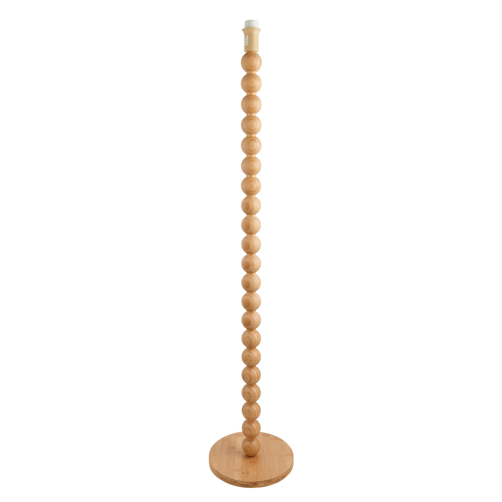 Cane Floor Lamp Base Natural Bamboo – Natural