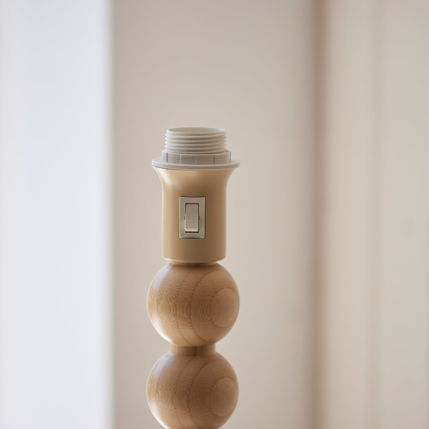 Cane Floor Lamp Base Natural Bamboo – Natural