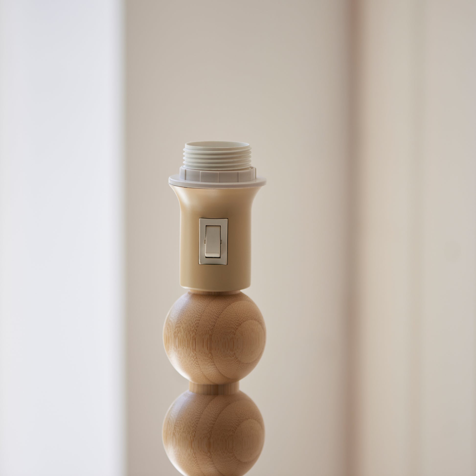 Cane Floor Lamp Base Natural Bamboo – Natural