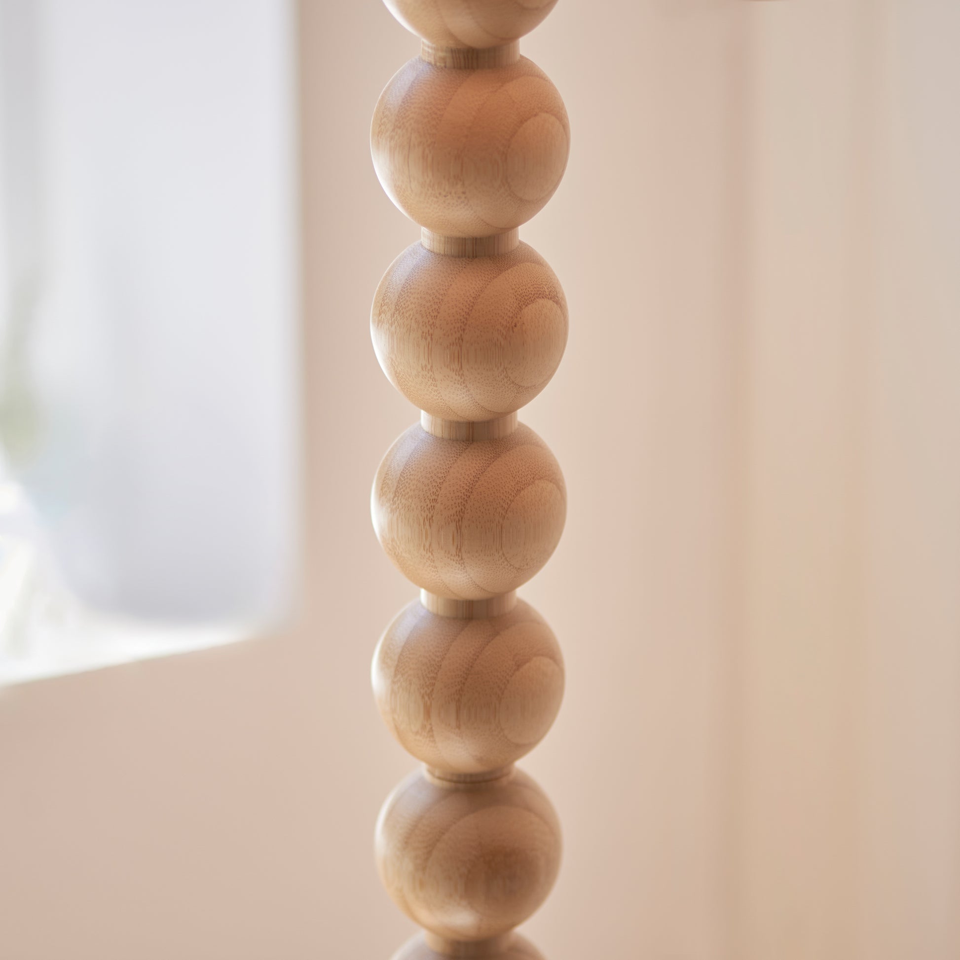 Cane Floor Lamp Base Natural Bamboo – Natural