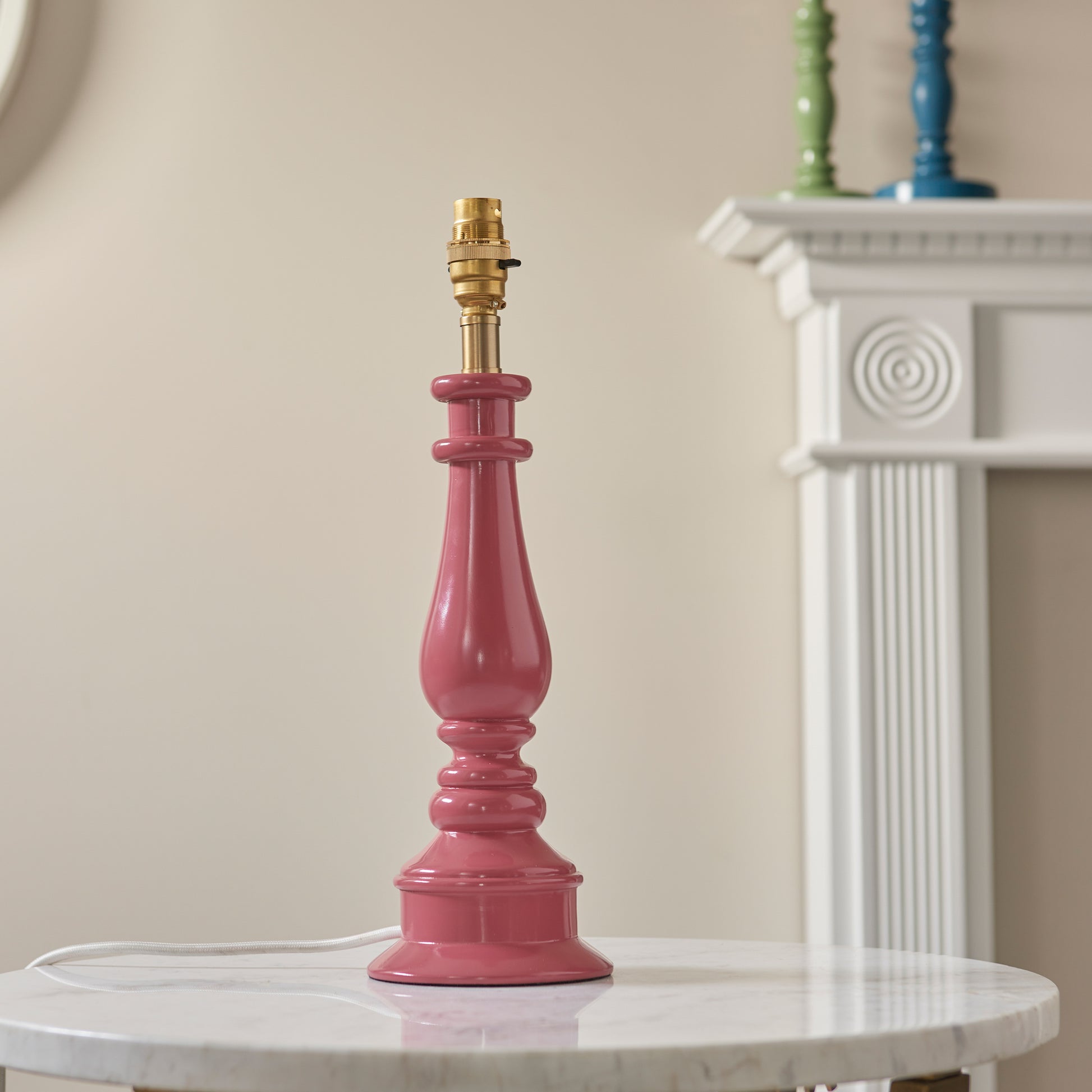 Myrtle Table Lamp Base Pink Clay – Pink
