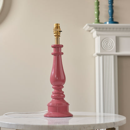 Myrtle Table Lamp Base Pink Clay – Pink