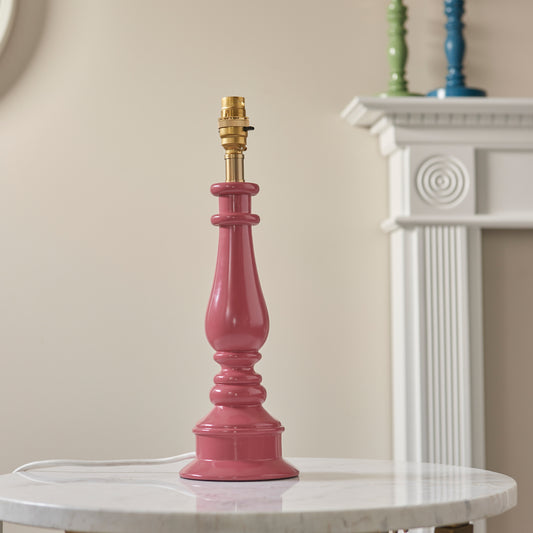 Myrtle Table Lamp Base Pink Clay – Pink