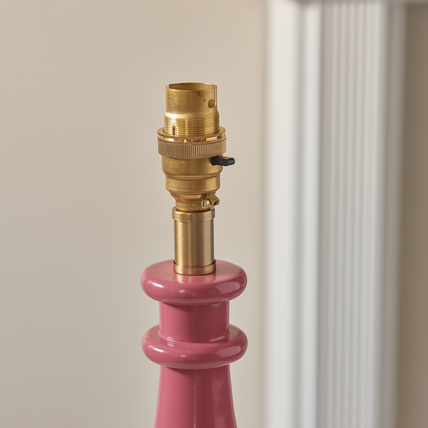 Myrtle Table Lamp Base Pink Clay – Pink