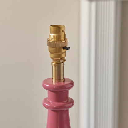 Myrtle Table Lamp Base Pink Clay – Pink