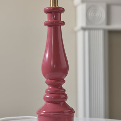 Myrtle Table Lamp Base Pink Clay – Pink