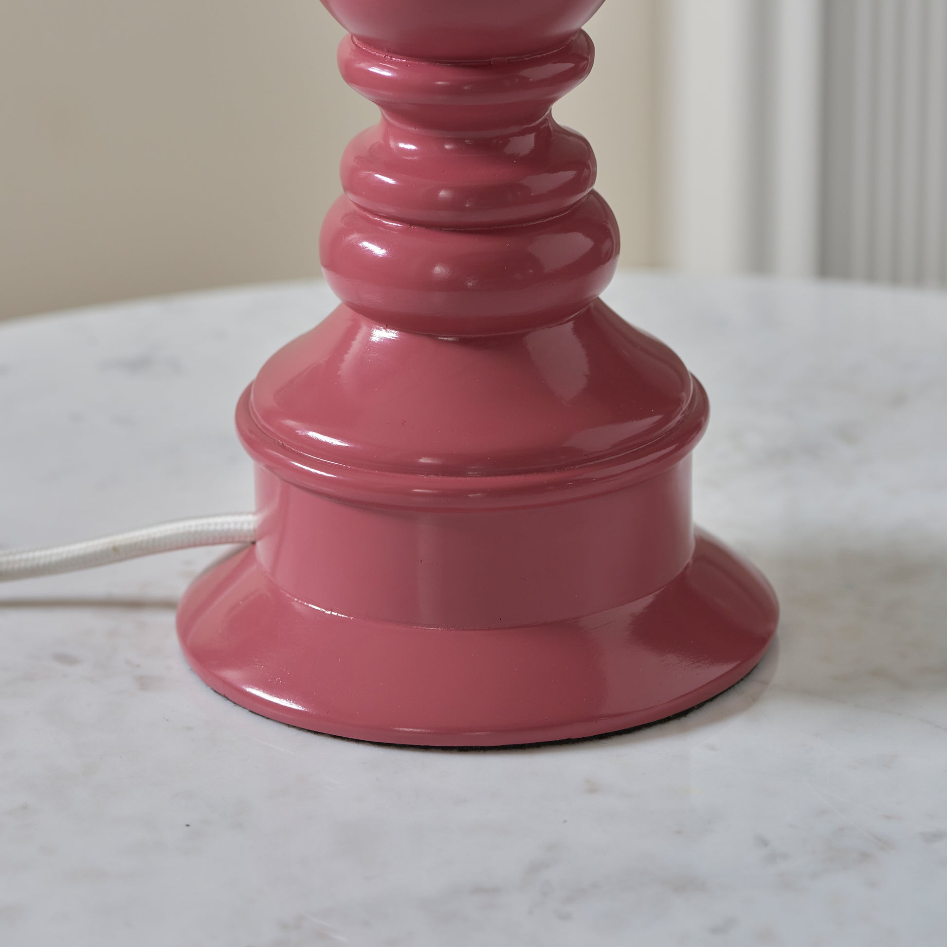 Myrtle Table Lamp Base Pink Clay – Pink