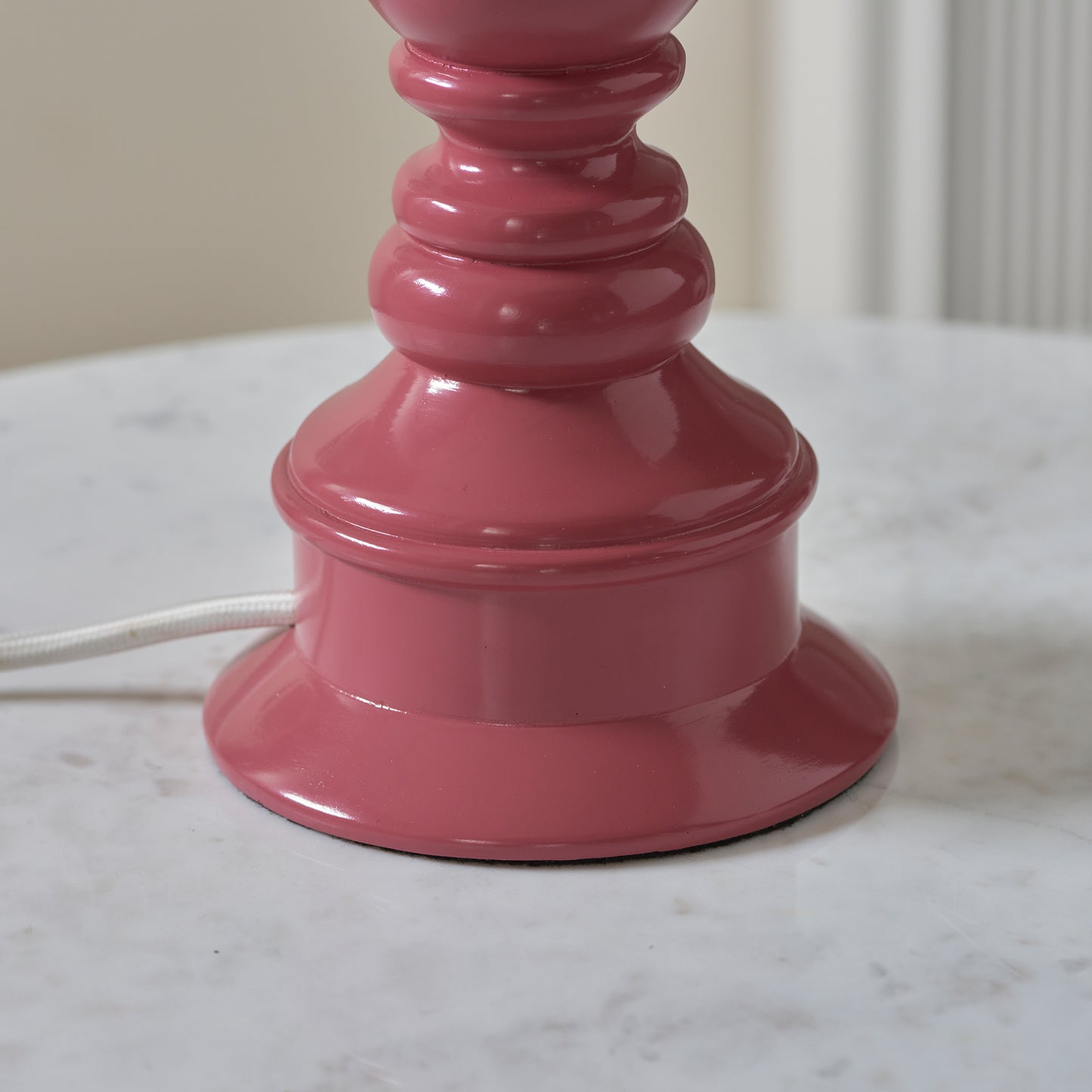 Myrtle Table Lamp Base Pink Clay – Pink
