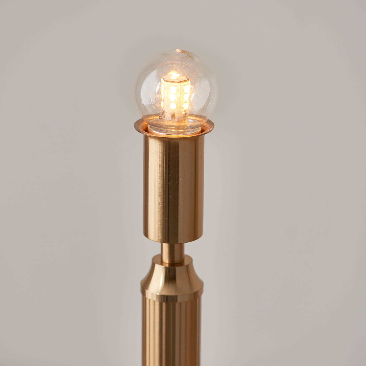 Trobridge Rechargeable Table Lamp Base Aged Brass – Brass