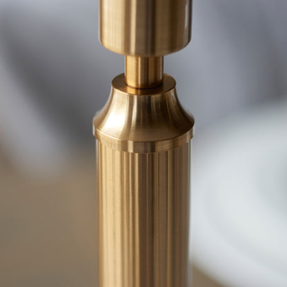Trobridge Rechargeable Table Lamp Base Aged Brass – Brass