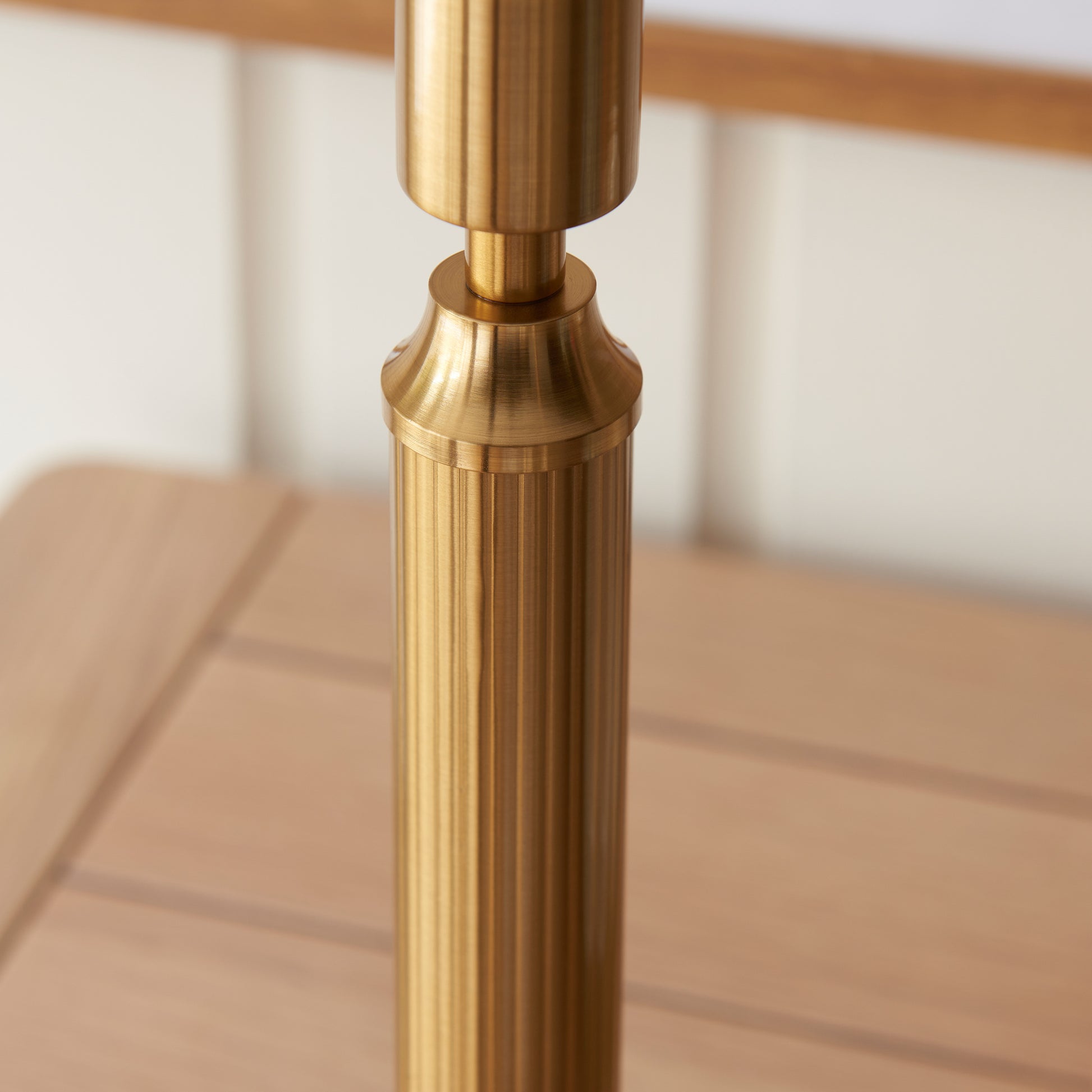 Trobridge Rechargeable Table Lamp Base Aged Brass – Brass
