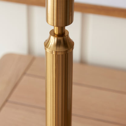 Trobridge Rechargeable Table Lamp Base Aged Brass – Brass
