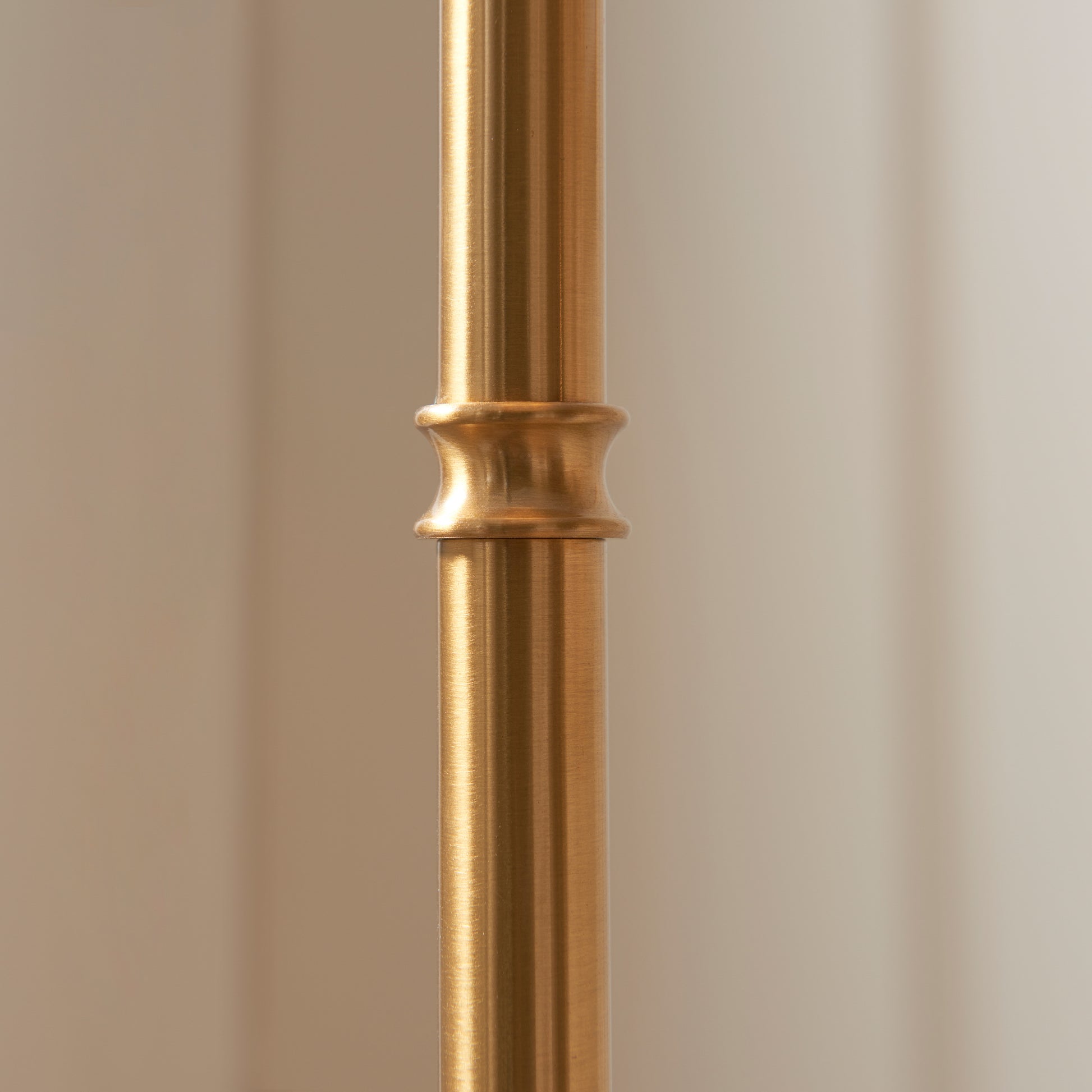Burley Rechargeable Floor Lamp Base Aged Brass – Brass